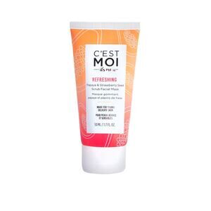 C'est Moi Refreshing Papaya & Strawberry Seed Scrub Facial Mask 1.7 fl oz